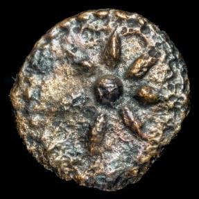 Ancient Coins - Ancient Hispania - Malaca (Malaga) Ae Sextant - 12 mm / 1.46 gr.