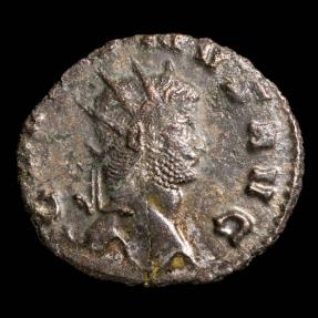 Ancient Coins - Gallienus Ae Antoninianus - FIDES MILITVM - 20 mm / 2.34 gr.