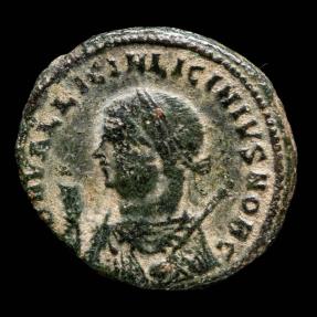 Ancient Coins - Licinius II - IOVI CONSERVATORI CAESS - 19 mm / 4.17 gr.