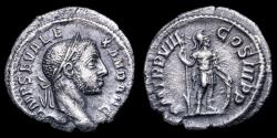 Ancient Coins - Severus Alexander Denarius - P M TR P VIII COS III P P - 20 mm / 2,13 gr