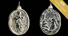 World Coins - Religious Medal XVI-XVII centuries, S.Francisco Asis/Inmaculada - 32x20 mm.