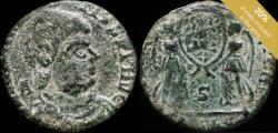 Ancient Coins - Magnentius (Barbarous) - VICTORIAE DD NN AVG ET CAESS - 18 mm / 2.85 gr.