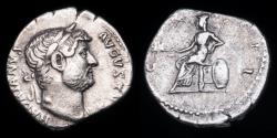 Ancient Coins - Hadrian Denarius - COS III - 16 mm / 3,14 gr