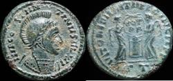 Ancient Coins - Constantine I - VICTORIAE LAETAE PRINC PERP, Ticinum - 17 mm / 2.44 gr.
