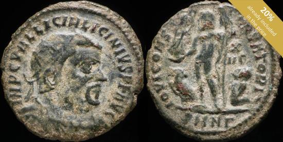 Ancient Coins - Licinius I - IOVI CONSERVATORI, Antiochia - 20 mm / 3,14 gr.
