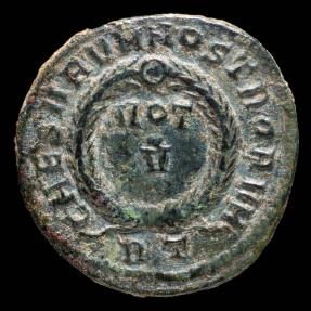 Ancient Coins - Crispus - CAESARVM NOSTRORUM VOT V, Rome - 20 mm / 2.85 gr.