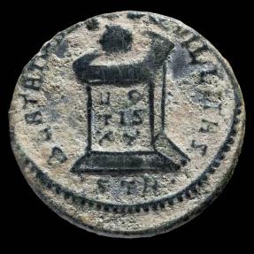 Ancient Coins - Constantine I - BEATA TRANQVILITAS, Trier - 18 mm / 3,08 gr.