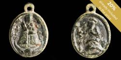 World Coins - Religious medal V. Guadalupe / S. Jeronimo - 25x18 mm.