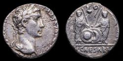Ancient Coins - Augustus Denarius - C L CAESARES AVGVSTI F COS DESIG PRINC IVVENT - 17 mm / 3,60 gr.