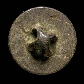 Ancient Coins - Button Military French, Regiment 122, Napoleonic Wars - 15 mm.