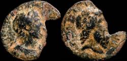 Ancient Coins - Hadrian and Jupiter, Ae Quadrans - 19 mm / 1.8 gr.