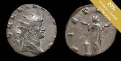Ancient Coins - Gallienus Antoninianus - PIETAS AVG - 18 mm / 1.78 gr.