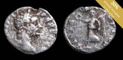 Ancient Coins - Septimius Severus Ar Denarius - ARAB AD-IAB - COS II P P - 17 mm / 2.17 gr.