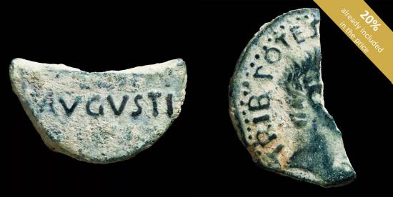 Ancient Coins - Ancient -Augustus, Emerita Augusta (Merida) Ae As - 26 mm / 6.97 gr.