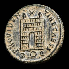 Ancient Coins - Constantine II - PROVIDENTIAE CAESS, Rome - 19 mm / 3.73 gr.
