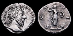 Ancient Coins - Marcus Aurelius Denarius - COS III - 17 mm / 2,68 gr.