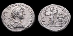 Ancient Coins - Caracalla Denarius - MINER VICTRIX - 19 mm / 2,28 gr.