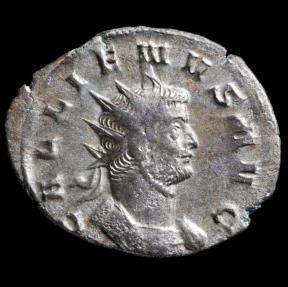 Ancient Coins - Gallienus Ae Antoninianus -IOVI CONSERVA - 24 mm / 2.37 gr.