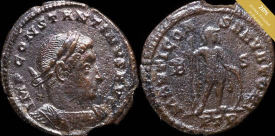 Ancient Coins - Constantine I- MARTI CONSERVATORI, Trier - 20 mm / 2.74 gr.