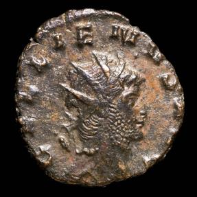 Ancient Coins - Gallienus Ae Antoninianus - IOVI CONSERVAT - 18 mm / 2.30 gr.