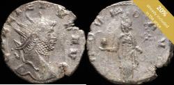 Ancient Coins - Gallienus Ae Antoninianus - PROVID AVG - 18 mm / 2.30 gr.