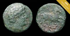 Ancient Coins - Ancient Hispania - Kese Tarraco (Tarragona) Ae Semis - 21 mm / 5.80 gr.