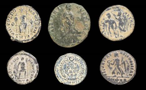 Ancient Coins - Roman Empire, 6 coins Lot.
