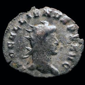 Ancient Coins - Gallienus Antoninianus - PM TR P VII COS - 23 mm / 1.41 gr.