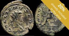 Ancient Coins - Gallienus Antoninianus - INDVLGENT AVG - 22 mm / 3.21 gr.