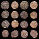 Ancient Coins - Roman Empire, lot of 8 coins, minted in the 3rd-4th centuries AD.
