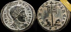 Ancient Coins - Constantine I - VIRTVS EXERCIT VOT XX, Ticinum - 19 mm / 3.96 gr.