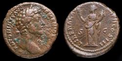 Ancient Coins - Marcus Aurelius As- LIBERAL AVG TR P XIX IMP II COS III SC - 25 mm / 12,32 gr.