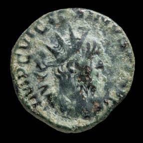 Ancient Coins - Victorinus Antoninianus - SALVS AVG - 17 mm / 3.10 gr.