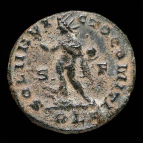 Ancient Coins - Constantine I - SOLI INVICTO COMITI, Lyon - 22 mm / 4.67 gr.