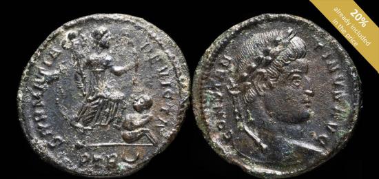 Ancient Coins - Constantine I - SARMATIA DEVICTA, Trier - 20 mm / 3.36 gr.