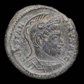 Ancient Coins - Constantine I - VIRTVS EXERCIT, Trier - 20 mm / 3,57 gr.