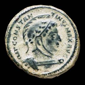 Ancient Coins - Constantine I - VICTORIAE LAETAE PRINC PERP, Trier - 18 mm / 3.03 gr.