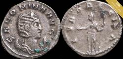 Ancient Coins - Salonina Ae Antoninianus - IVNO REGINA - 19 mm / 2.40 gr.