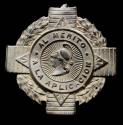 World Coins - Military Badge (To the Merit-To the Application) - 45x43 mm.