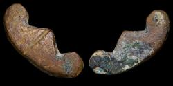Ancient Coins - Ancient Bronce Precoin, Palm Shape - 43 mm / 17,44 gr.