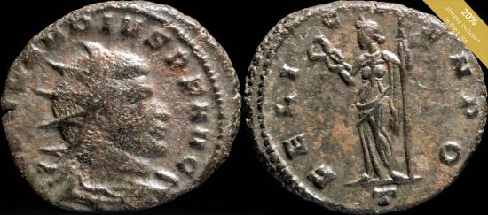 Ancient Coins - Claudius II Antoninianus - FELIC TEMPO - 19 mm / 4.09 gr.