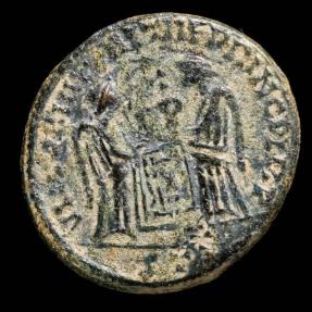 Ancient Coins - Constantine I - VICTORIAE LAETAE PRINC PERP, Ticinum - 17 mm / 2,56 gr.