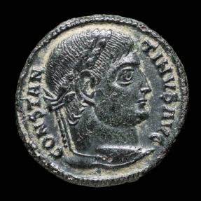 Ancient Coins - Constantine I - PROVIDENTIAE AVGG, Thessalonica - 19 mm / 2.15 gr.