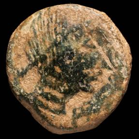 Ancient Coins - Ancient Hispania - Obulco, Porcuna (Jaen) Ae As - 28 mm / 13.28 gr.