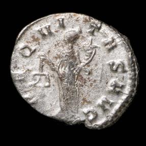 Ancient Coins - Gallienus Antoninianus - AEQVITAS AVG - 20 mm / 2,04 gr.