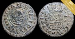 World Coins - 1662, 16 Maravedis Philip IV Sevilla Mint - 25 mm / 3,57 gr.