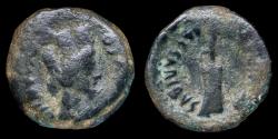Ancient Coins - Ancient Hispania Semis, Time of Tiberius, CARTEIA ( San Roque, Cadiz) - 19 mm / 4,48 gr.