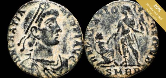 Ancient Coins - Gratian - REPARATIO REIPVB, Rome - 22 mm / 3.84 gr.