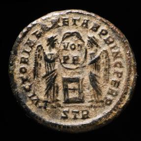 Ancient Coins - Constantine I - VICTORIAE LAETAE PRINC PERP, Trier - 18 mm / 2.91 gr.