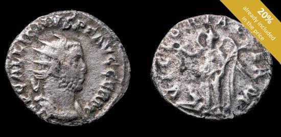 Ancient Coins - Gallienus Antoninianus - VICTORIA GERM - 21 mm / 2.17 gr.